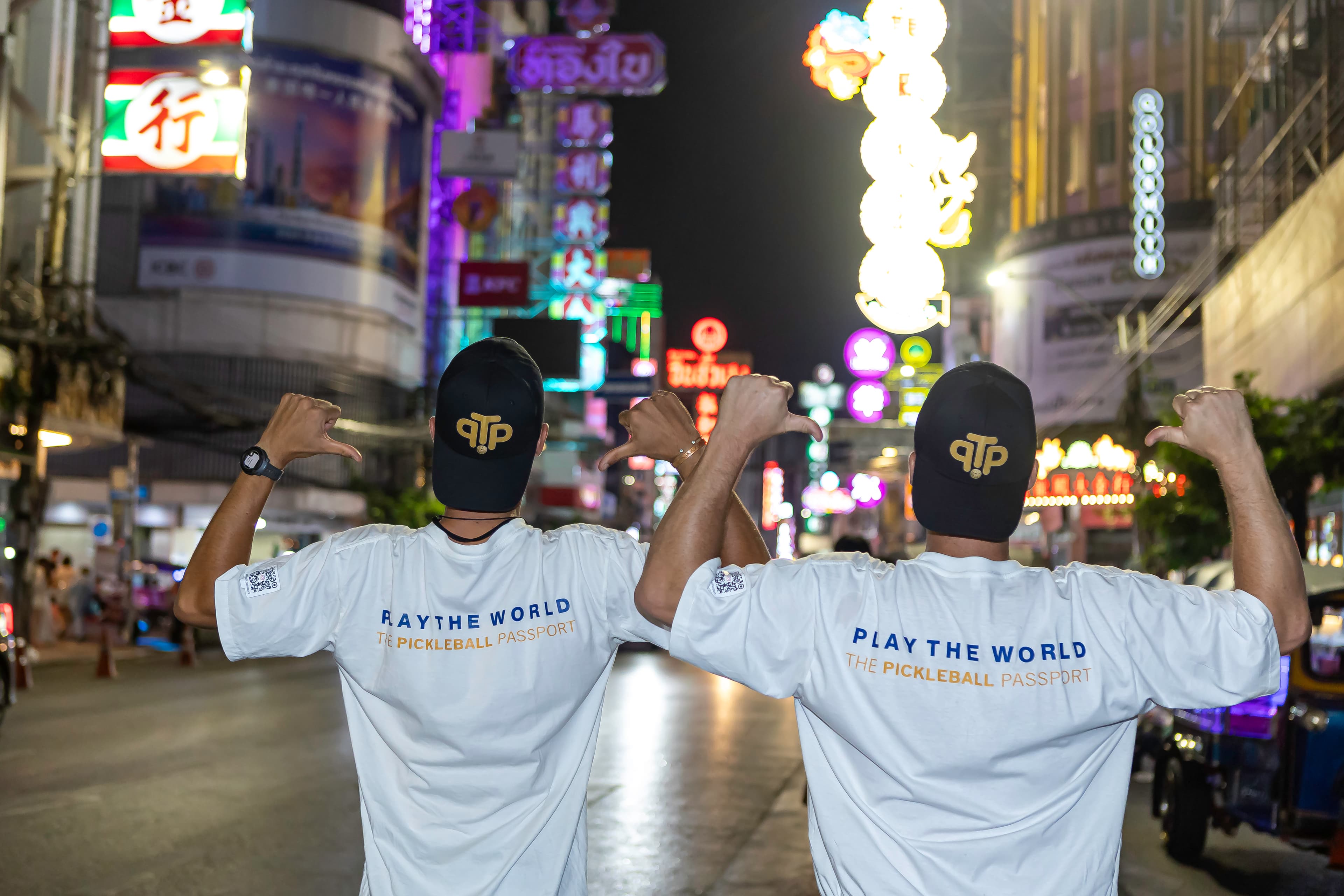 Jaron and Ryan in Bangkok's Chinatown
