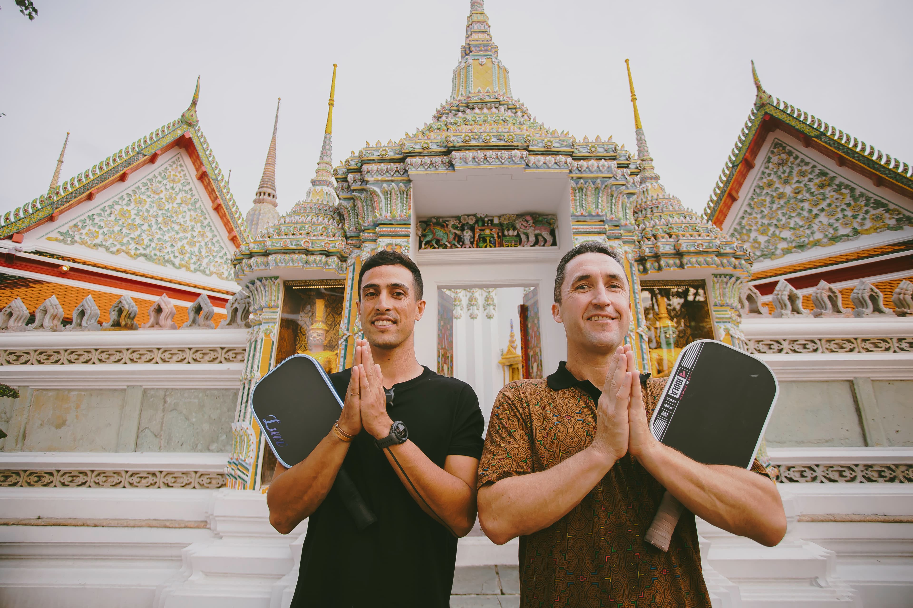 Jaron and Ryan at Wat Pho, Bangkok